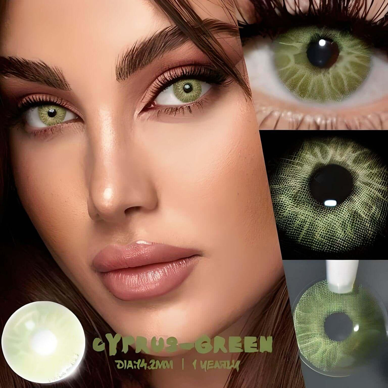 1 Pair Colored Contact Lenses For Eyes -, Contacts , Drestiny , Australia, Blue, Brown, Canada, Colored Contacts, Contacts, Gender_Women, Green, Grey, New Zealand, United Kingdom , Drestiny , www.shopdrestiny.com