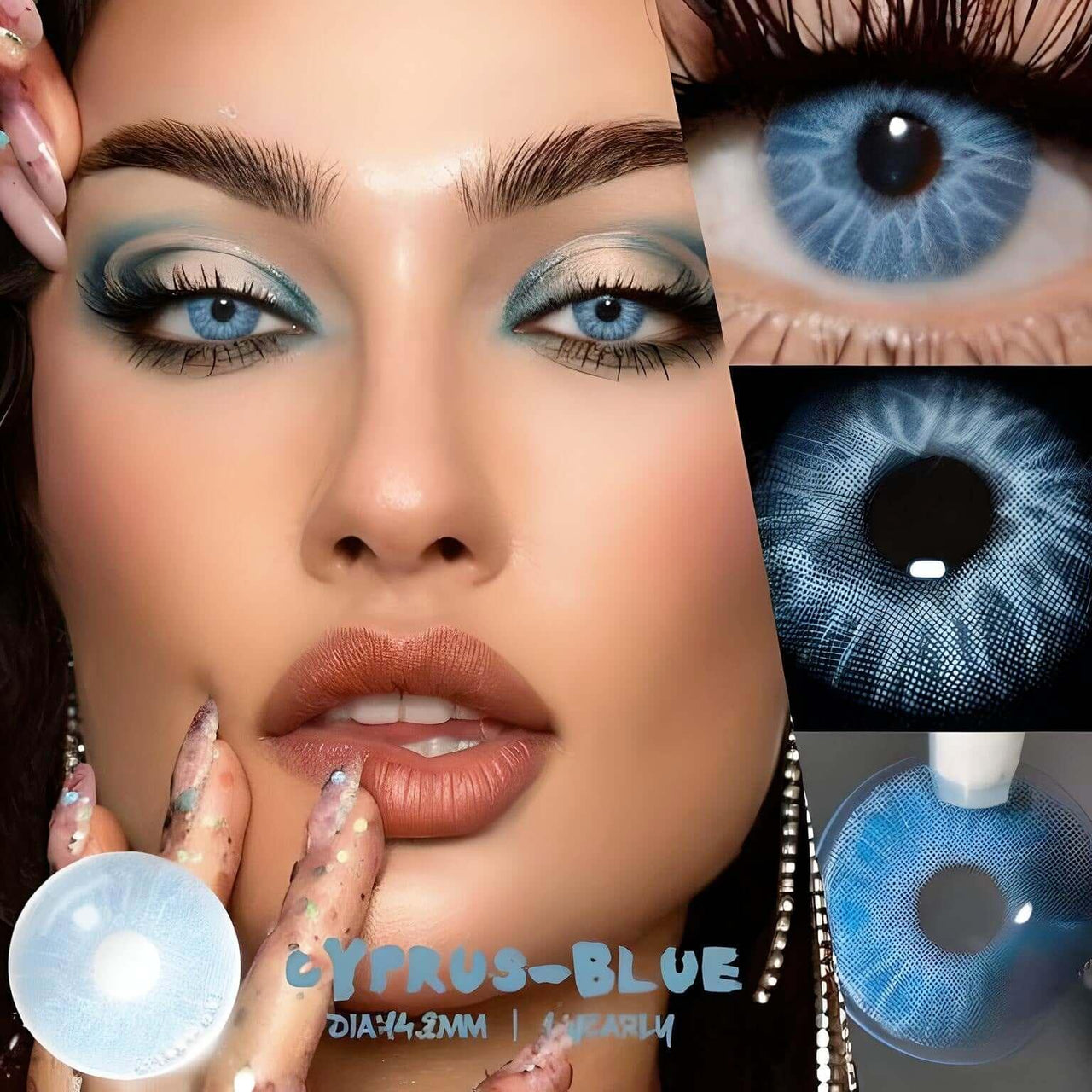 1 Pair Colored Contact Lenses For Eyes -, Contacts , Drestiny , Australia, Blue, Brown, Canada, Colored Contacts, Contacts, Gender_Women, Green, Grey, New Zealand, United Kingdom , Drestiny , www.shopdrestiny.com