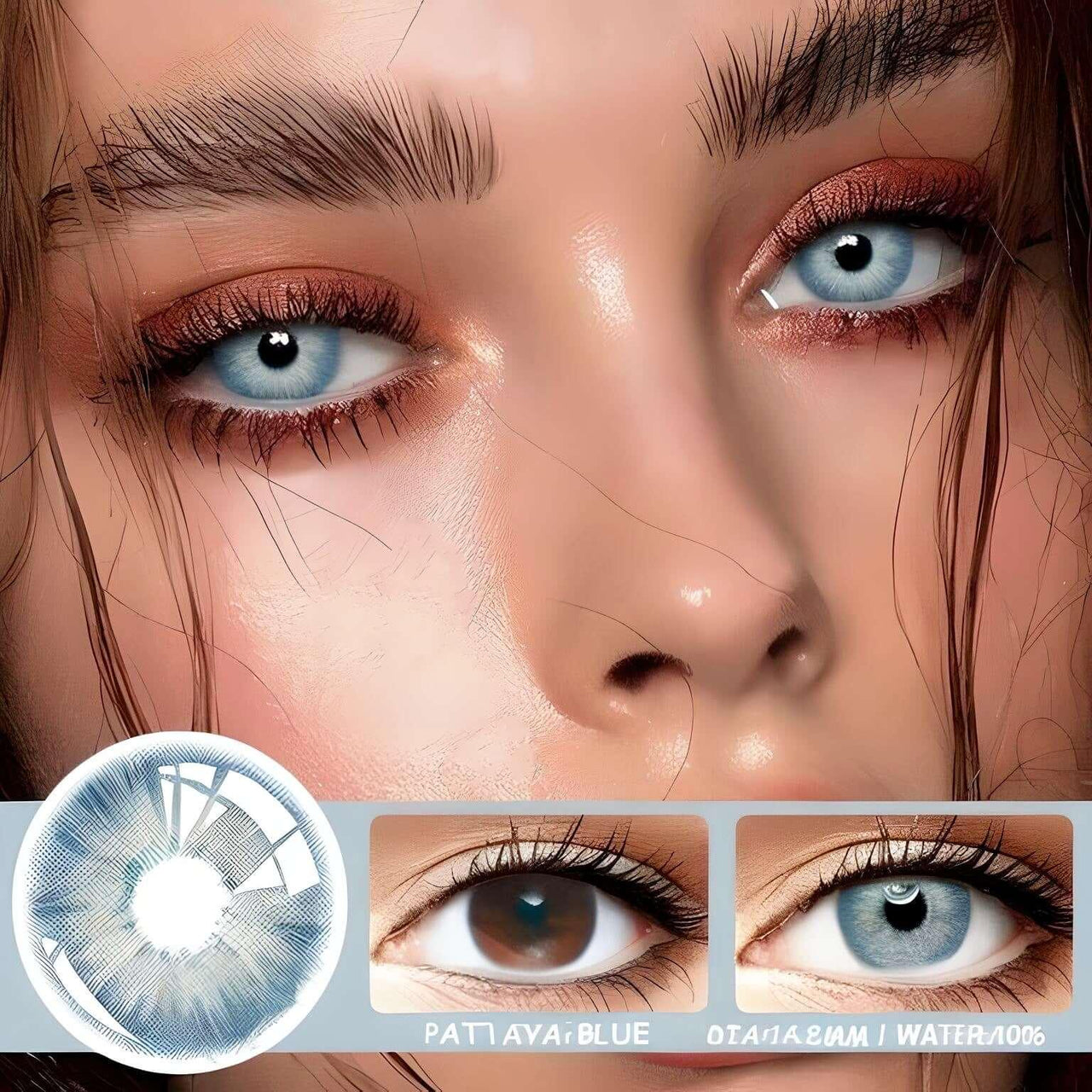 1 Pair Colored Contact Lenses For Eyes -, Contacts , Drestiny , Australia, Blue, Brown, Canada, Colored Contacts, Contacts, Gender_Women, Green, Grey, New Zealand, United Kingdom , Drestiny , www.shopdrestiny.com