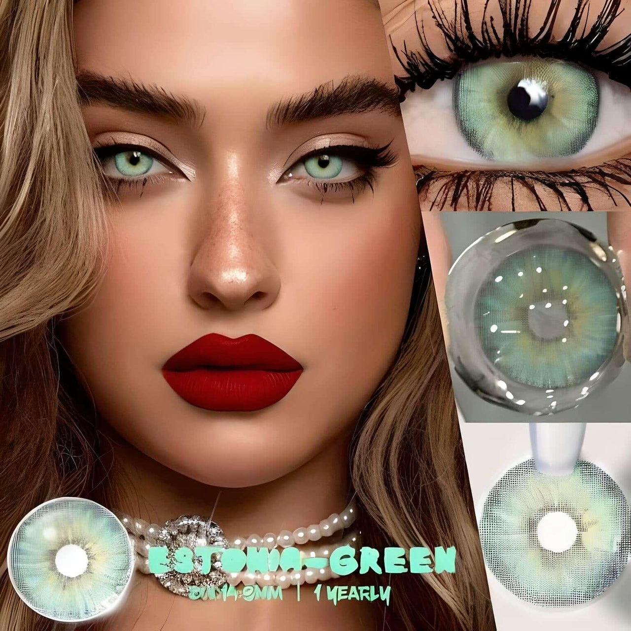 1 Pair Colored Contact Lenses For Eyes -, Contacts , Drestiny , Australia, Blue, Brown, Canada, Colored Contacts, Contacts, Gender_Women, Green, Grey, New Zealand, United Kingdom , Drestiny , www.shopdrestiny.com