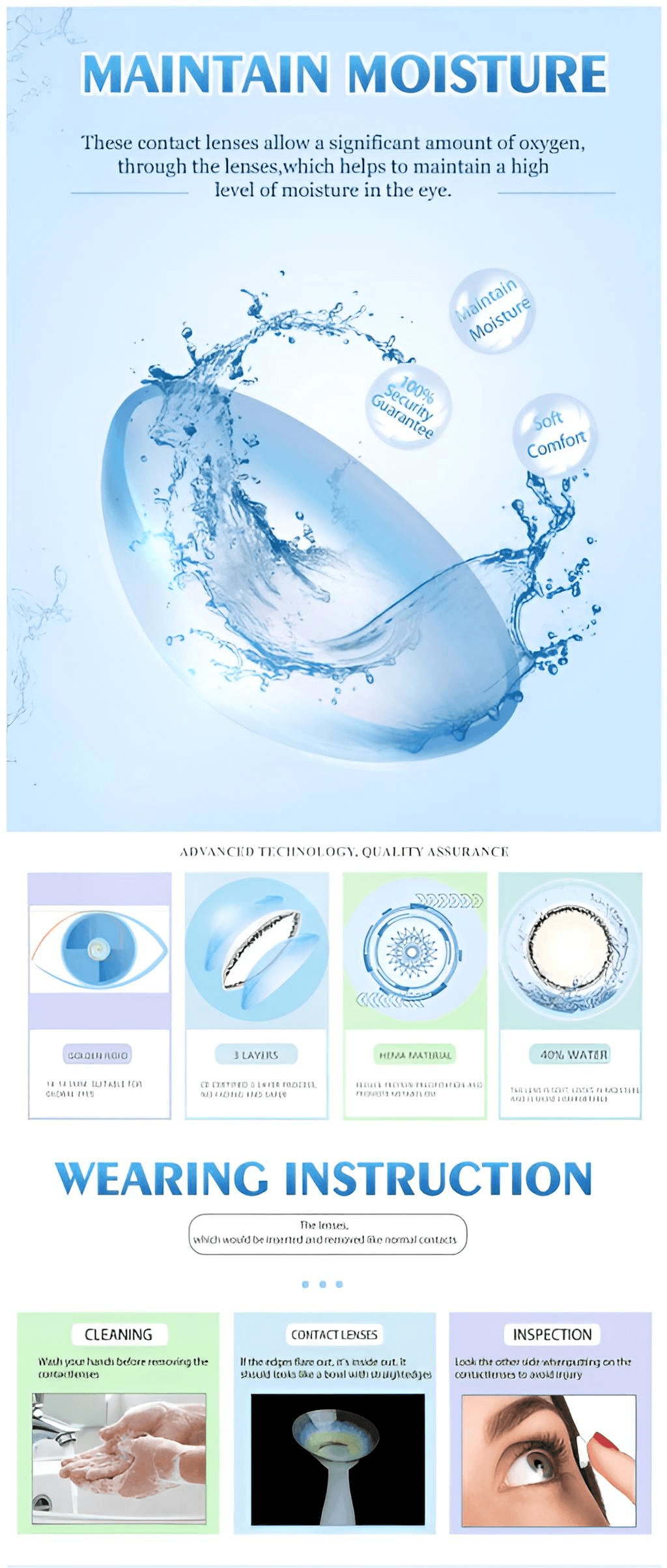 1 Pair Colored Contact Lenses For Eyes -, Contacts , Drestiny , Australia, Blue, Brown, Canada, Colored Contacts, Contacts, Gender_Women, Green, Grey, New Zealand, United Kingdom , Drestiny , www.shopdrestiny.com