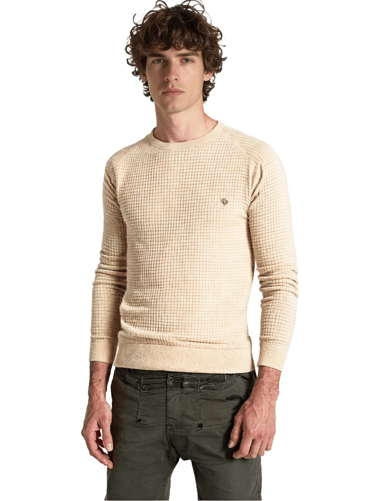 100% Cotton Pullover Waffle Sweaters For Men -, Sweater , Drestiny , Khaki, Australia, Brown, Dark Grey, L, M, Navy, New Zealand, Pullovers, S, Sweaters, United Kingdom, United States, XL, XXL , Drestiny , www.shopdrestiny.com