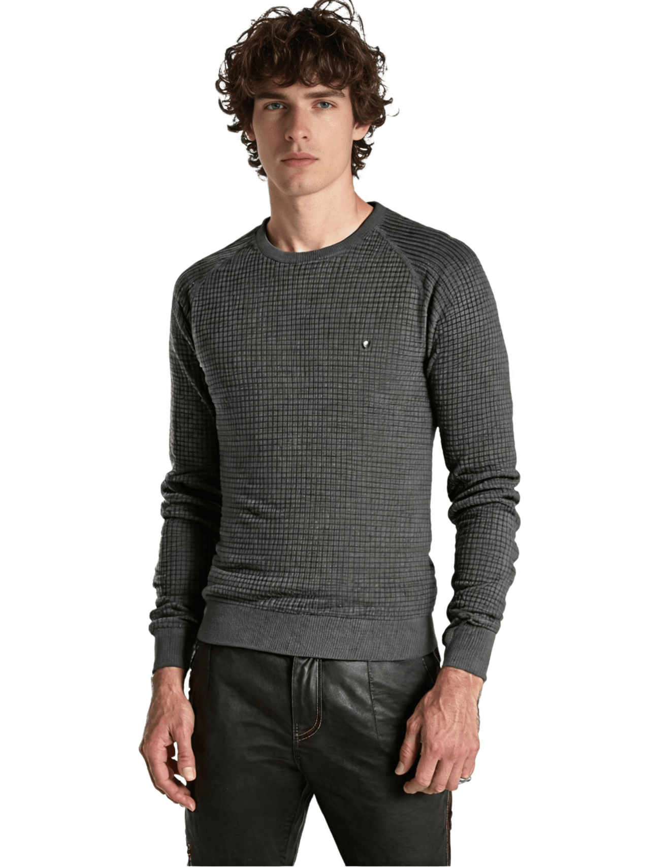 100% Cotton Pullover Waffle Sweaters For Men -, Sweater , Drestiny , Khaki, Australia, Brown, Dark Grey, L, M, Navy, New Zealand, Pullovers, S, Sweaters, United Kingdom, United States, XL, XXL , Drestiny , www.shopdrestiny.com