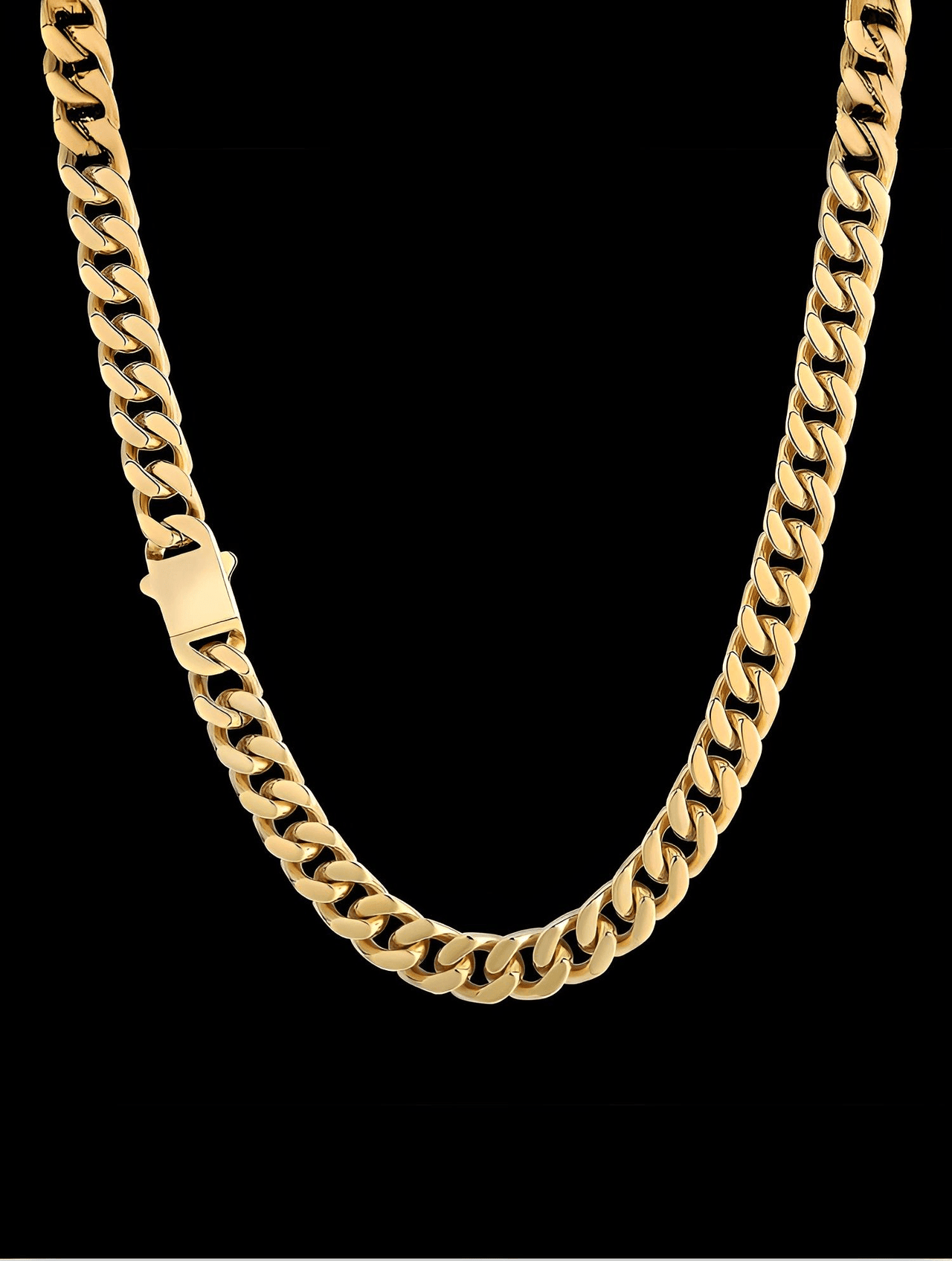 18k Gold Plated Chunky Necklace -, Necklaces , Drestiny , Australia, Canada, Gold, Necklaces, New Zealand, Silver, United Kingdom, United States , Drestiny , www.shopdrestiny.com