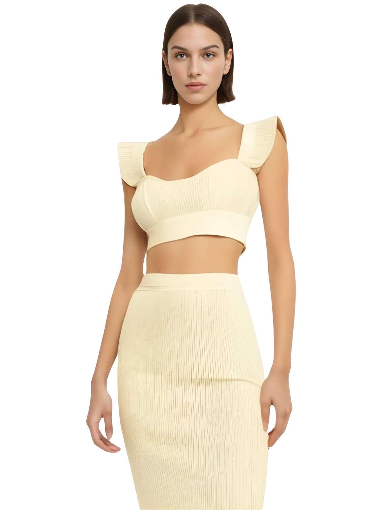 2-Piece Bandage Skirt Set Women -, Skirt Sets , Drestiny , Australia, Black, Blue, Crop Tops, Deep Pink, FR, Green, L, M, New Zealand, Purple, Red, S, Sets, Skirt Sets, Skirts, Sleeveless, Tank Tops, United Kingdom, United States, XS, Yellow , Drestiny , www.shopdrestiny.com