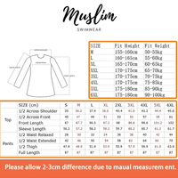 Thumbnail for 3PCS Women's Burkini Muslim Swimwear -, Swimwear , Drestiny , 4XL, Australia, Black, Blue Grey, Dark Blue, Dark Orange, Dark Pink, Grey, L, Light Green, Light Purple, Long Sleeves, M, Muslim Swimwear, Navy, New Zealand, Pink, Purple, United Kingdom, United States, XL, XXL, XXXL , Drestiny , www.shopdrestiny.com