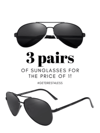 Thumbnail for 3 Pairs of Men's Polarized Mirror Lenses With 100% UV Protection -, Sunglasses , Drestiny , Australia, Black, Brown, Canada, New Zealand, Sunglasses, United Kingdom, United States , Drestiny , www.shopdrestiny.com