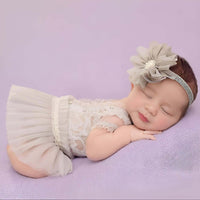 Thumbnail for 3Pcs Newborn Photography Baby Girl Lace Set -, Baby & Toddler Outfits , Drestiny , Australia, Canada, Dresses, Girls, Grey, Long Sleeves, New Zealand, Pink, Sets, Short Sleeves, United Kingdom, United States , Drestiny , www.shopdrestiny.com