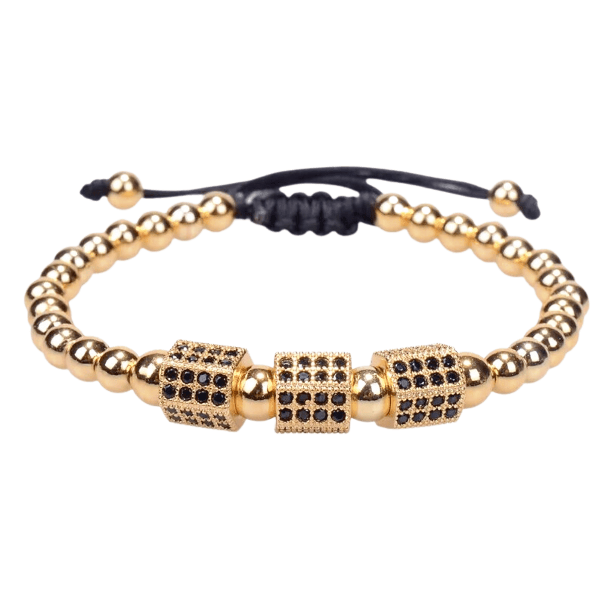 3pcs/Set Luxury Jewelry Set - Micro Pave CZ Bracelets For Men -, Bracelets , Drestiny , Australia, Black, Bracelets, Canada, FR, Gold, New Zealand, Rose Gold, Sets, Silver, United Kingdom, United States , Drestiny , www.shopdrestiny.com