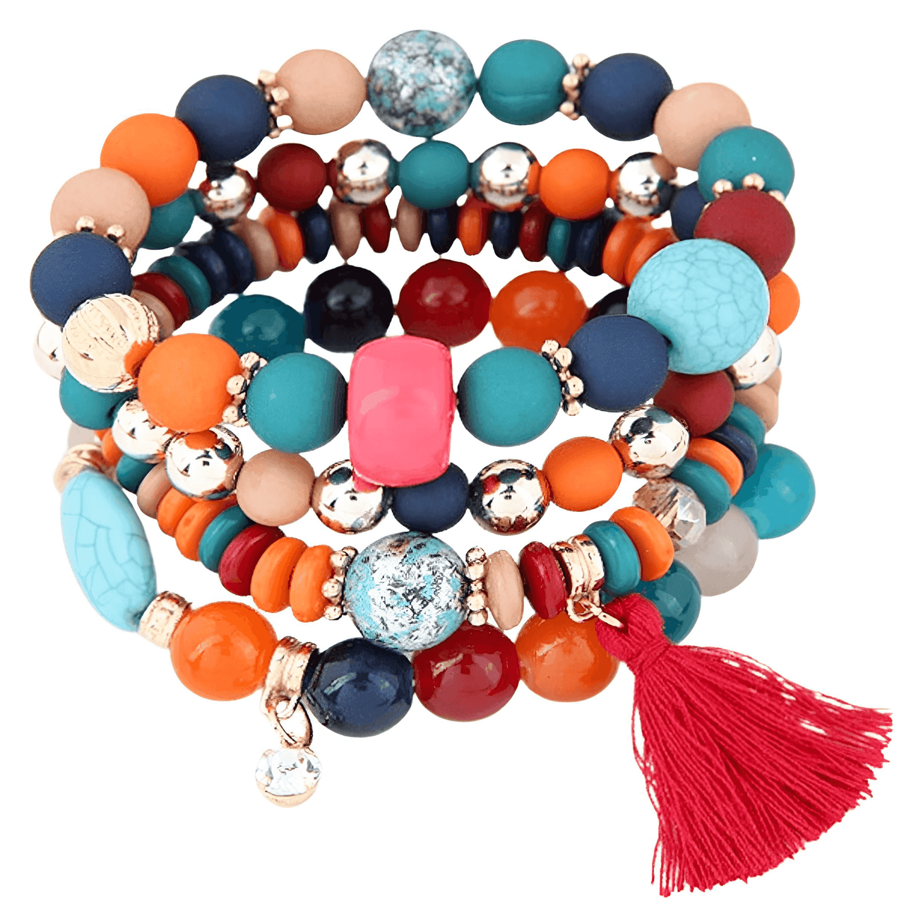 Assorted Style Bohemian Charm Bracelets For Women -, Bracelet , Drestiny , Australia, Beige, Black, Blue, Bracelets, Brown, Canada, Dark Blue, Dark Red, Gender_Women, Gold, Green, Grey, Light Blue, New Zealand, Pink, Red, Silver, Sky Blue, Teal, United Kingdom, United States, White , Drestiny , www.shopdrestiny.com