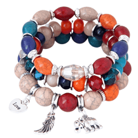 Thumbnail for Assorted Style Bohemian Charm Bracelets For Women -, Bracelet , Drestiny , Australia, Beige, Black, Blue, Bracelets, Brown, Canada, Dark Blue, Dark Red, Gender_Women, Gold, Green, Grey, Light Blue, New Zealand, Pink, Red, Silver, Sky Blue, Teal, United Kingdom, United States, White , Drestiny , www.shopdrestiny.com