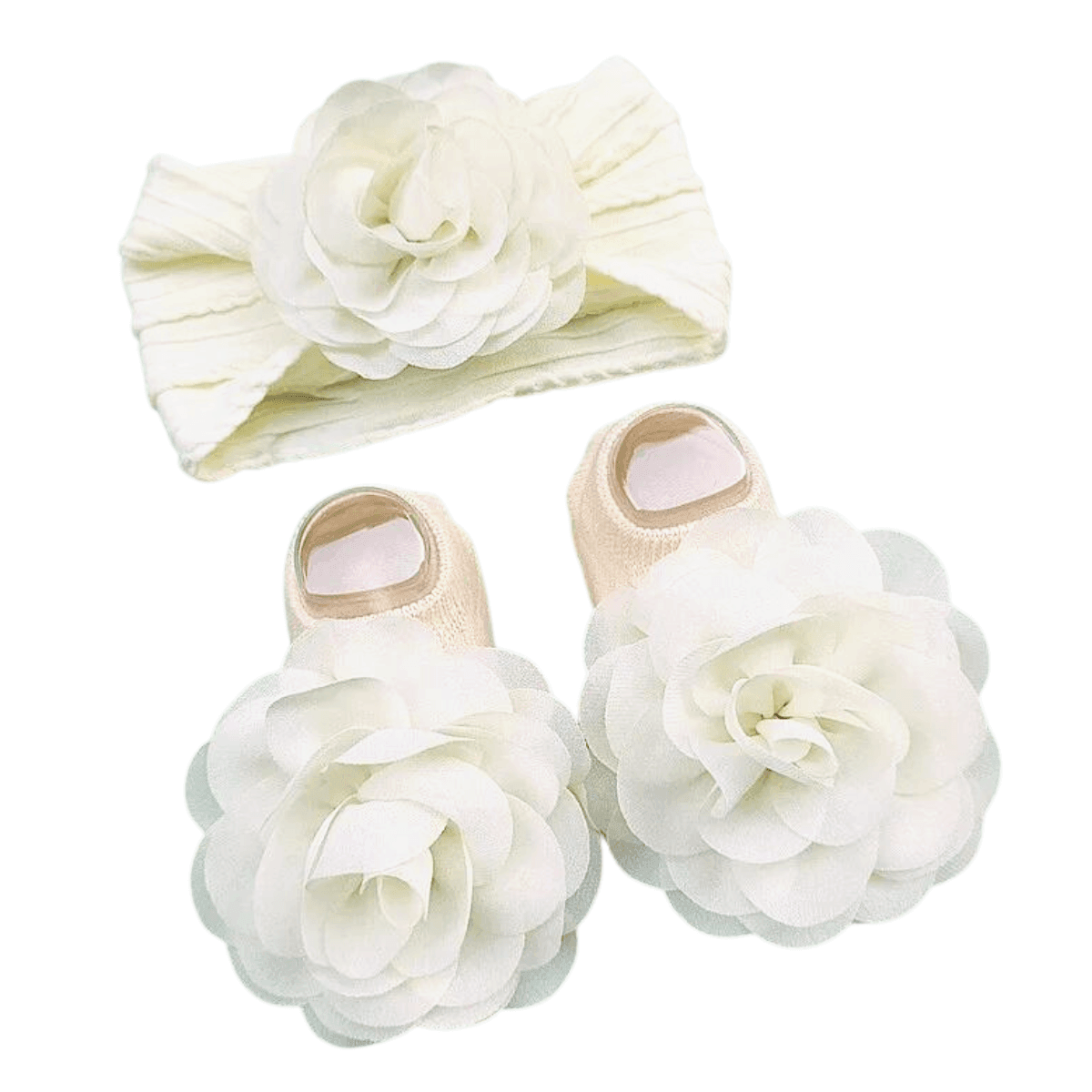 2Pcs/Set Sweet Baby Girl Headbands - In 7 Colors! -, Hats , Drestiny , Australia, Canada, Dark Grey, Girls, Headbands, New Zealand, Off White, Peach, Pink, Purple, Red, Sets, Socks, United Kingdom, United States, Yellow , Drestiny , www.shopdrestiny.com