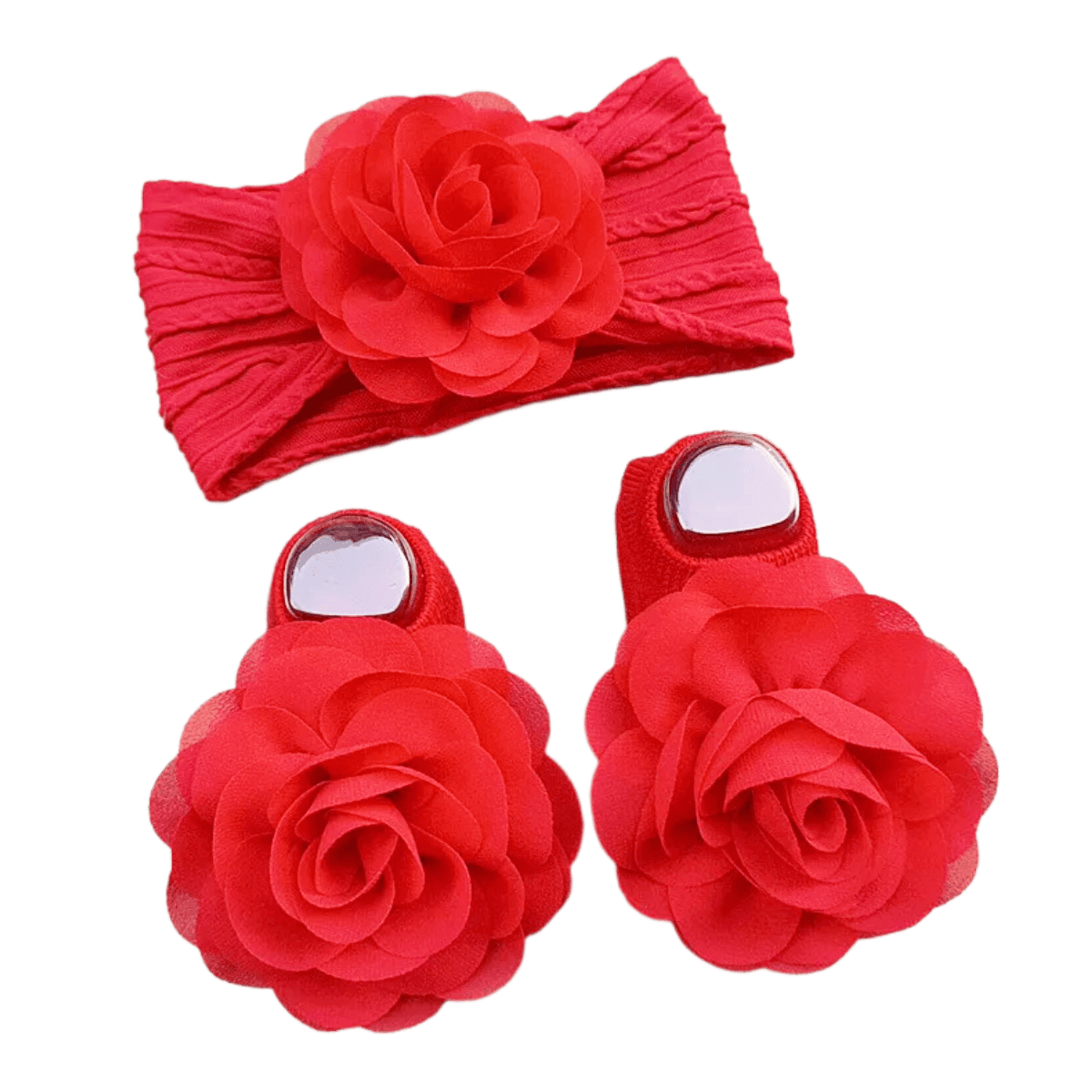 2Pcs/Set Sweet Baby Girl Headbands - In 7 Colors! -, Hats , Drestiny , Australia, Canada, Dark Grey, Girls, Headbands, New Zealand, Off White, Peach, Pink, Purple, Red, Sets, Socks, United Kingdom, United States, Yellow , Drestiny , www.shopdrestiny.com