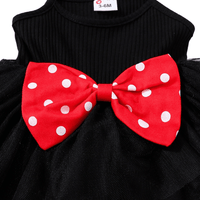 Thumbnail for Baby Girl's Black Party Dress + Red Polka Dot Jacket Set - Now In Pink Too! -, Dress Set , Drestiny , Australia, Black, Canada, Dress Sets, Dresses, Girls, Jackets, Long Sleeve, New Zealand, Pink, Red, Sleeveless, United Kingdom, United States , Drestiny , www.shopdrestiny.com