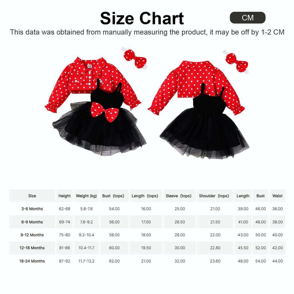 Baby Girl's Black Party Dress + Red Polka Dot Jacket Set - Now In Pink Too! -, Dress Set , Drestiny , Australia, Black, Canada, Dress Sets, Dresses, Girls, Jackets, Long Sleeve, New Zealand, Pink, Red, Sleeveless, United Kingdom, United States , Drestiny , www.shopdrestiny.com