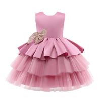 Thumbnail for Big Bow Dresses for Girls -, Baby & Toddler Dresses , Drestiny , 10T, 12M, 18M, 24M, 3M, 3T, 4T, 5T, 6M, 6T, 7M, 7T, 8T, 9M, 9T, Australia, Canada, Girls, Green, Light Blue, New Zealand, Pink, Red, TD, United Kingdom, United States , Drestiny , www.shopdrestiny.com