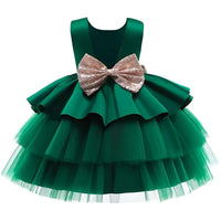 Thumbnail for Big Bow Dresses for Girls -, Baby & Toddler Dresses , Drestiny , 10T, 12M, 18M, 24M, 3M, 3T, 4T, 5T, 6M, 6T, 7M, 7T, 8T, 9M, 9T, Australia, Canada, Girls, Green, Light Blue, New Zealand, Pink, Red, TD, United Kingdom, United States , Drestiny , www.shopdrestiny.com