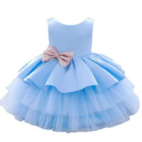 Thumbnail for Big Bow Dresses for Girls -, Baby & Toddler Dresses , Drestiny , 10T, 12M, 18M, 24M, 3M, 3T, 4T, 5T, 6M, 6T, 7M, 7T, 8T, 9M, 9T, Australia, Canada, Girls, Green, Light Blue, New Zealand, Pink, Red, TD, United Kingdom, United States , Drestiny , www.shopdrestiny.com