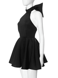 Thumbnail for Big Bow Backless Sleeveless Dress For Women