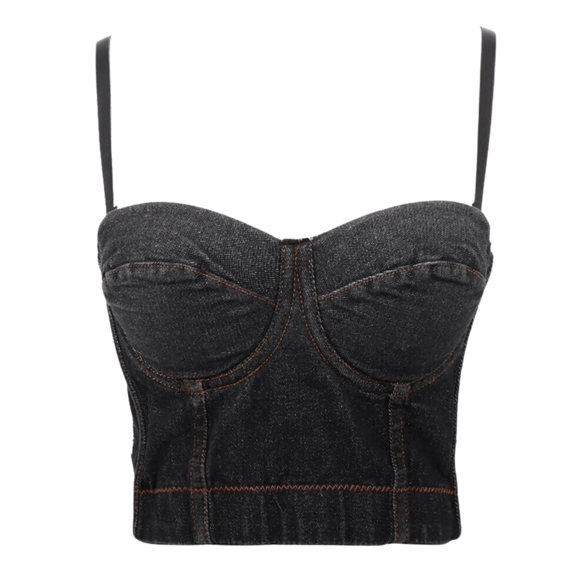 Women's Denim Bustier Crop Tops - 13 Styles! -, Bustier , Drestiny , Australia, Black, Blue, Canada, Casual Shirts, Corsets, Crop Tops, FR, Gold, L, Light Blue, M, New Zealand, Pink, Red, S, Silver, Sleeveless, United Kingdom, United States, White, XL, XS , Drestiny , www.shopdrestiny.com