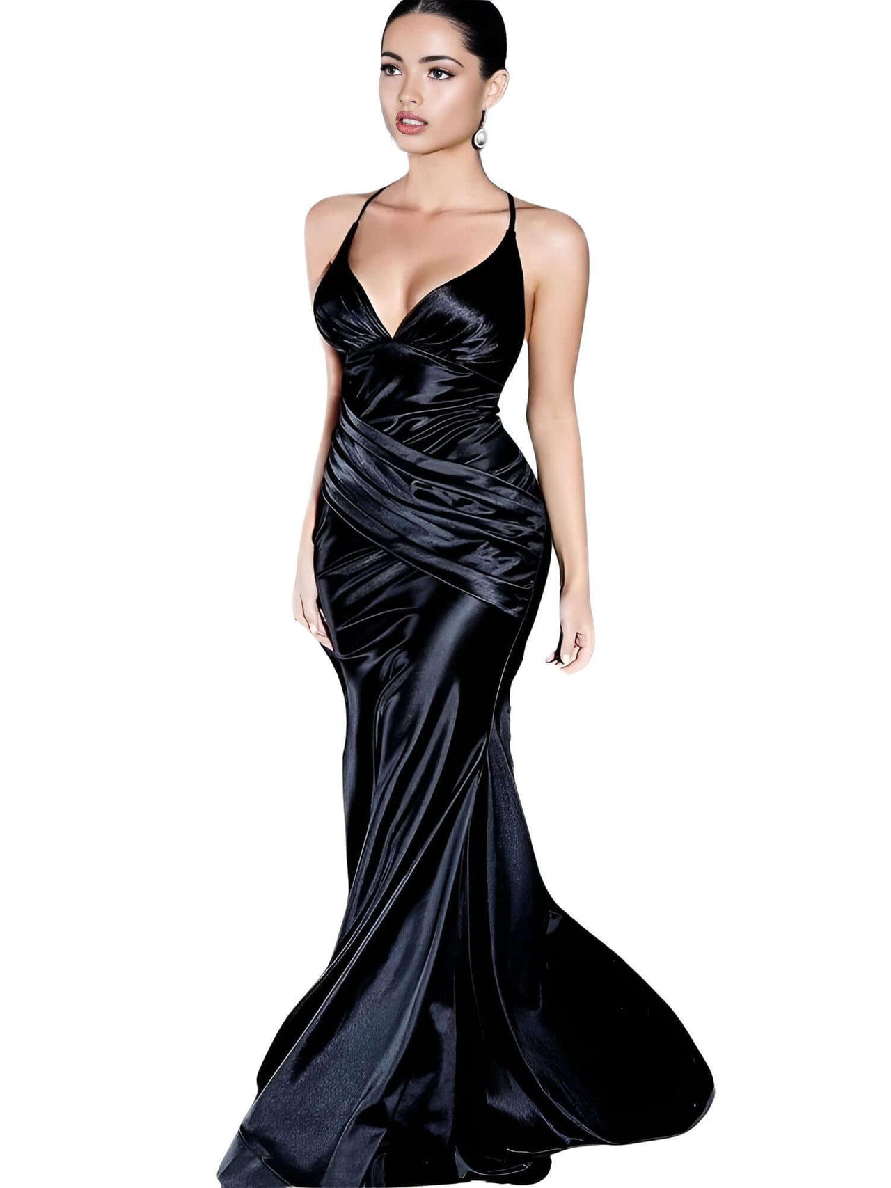 Satin Backless Maxi Dress -, Dress , Drestiny , 10, 12, 14, 16, 2, 4, 6, 8, Australia, Black, Blue, Canada, Dark Red, Gold, Green, Maxi Dresses, New Zealand, Pink, Purple, Red, Silver, Sleeveless, United Kingdom, United States, Yellow , Drestiny , www.shopdrestiny.com