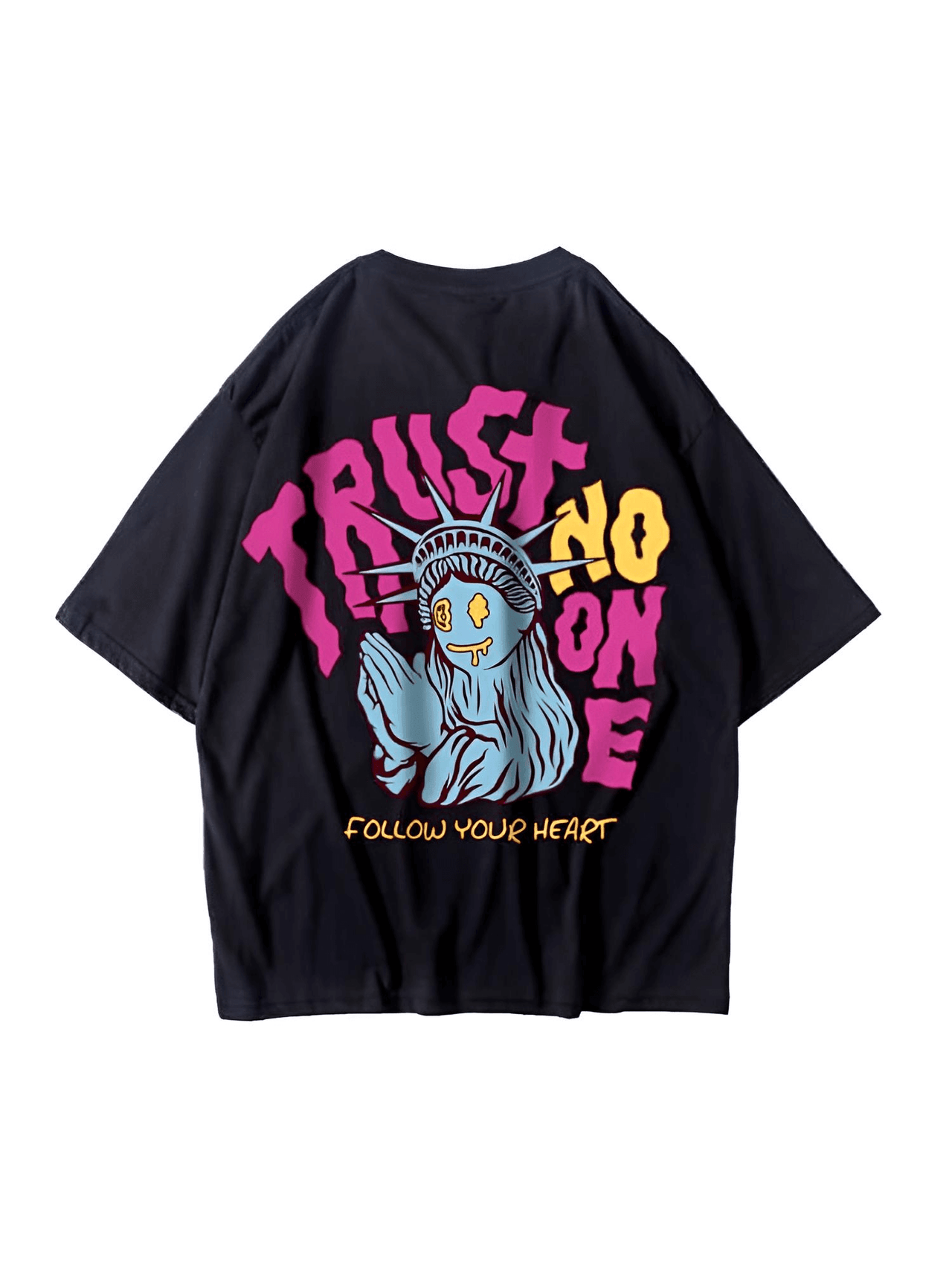 Trust No One T Shirt Men -, Shirts & Tops , Drestiny , 4XL, Australia, Black, Blue, Canada, Casual Shirts, Deep Pink, FR, L, Light Blue, New Zealand, Pink, Short Sleeves, T-Shirts, United Kingdom, United States, White, XL, XXL, XXXL, Yellow , Drestiny , www.shopdrestiny.com