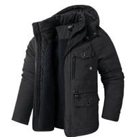 Thumbnail for Black Winter Coats For Men