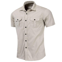 Thumbnail for Cargo Shirts For Men -, Cargo Shirt , Drestiny , Army Green, Australia, Canada, Casual Shirts, Dark Blue, Dress Shirts, Green, Khaki, L, Light Khaki, M, Navy, S, United Kingdom, United States, XL, XXL , Drestiny , www.shopdrestiny.com