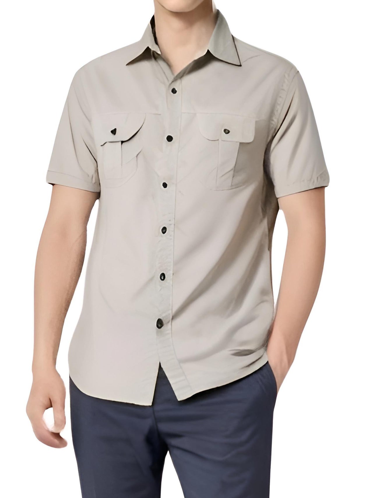 Cargo Shirts For Men -, Cargo Shirt , Drestiny , Army Green, Australia, Canada, Casual Shirts, Dark Blue, Dress Shirts, Green, Khaki, L, Light Khaki, M, Navy, S, Short Sleeves, United Kingdom, United States, XL, XXL , Drestiny , www.shopdrestiny.com