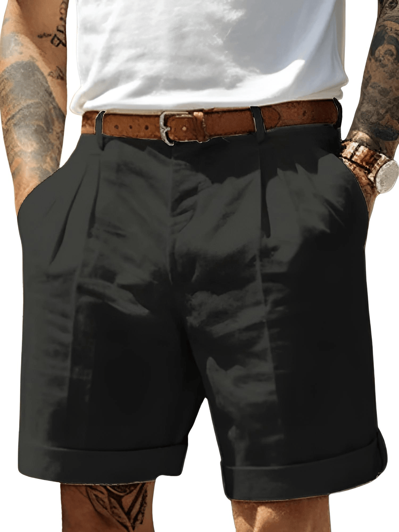 Casual Shorts Men's Classic Shorts With Pockets -, Shorts , Drestiny , Army Green,Australia,Black,Dark Blue,Grey,Khaki,L,M,Navy,New Zealand,S,Shorts,United Kingdom,United States,White,XL,XXL,XXXL , Drestiny , www.shopdrestiny.com