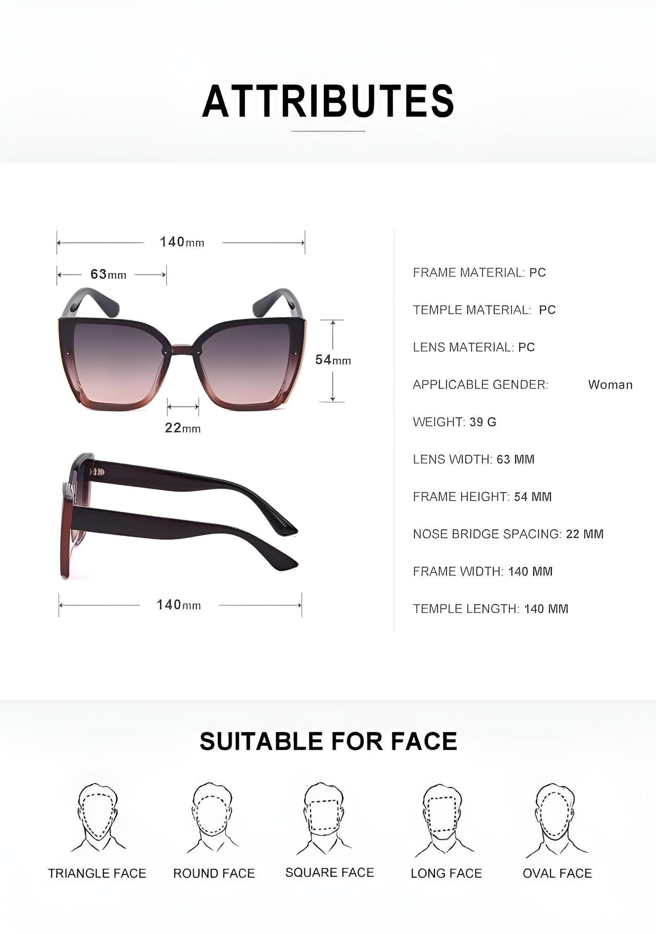 Cat Eye Oversized Sunglasses -, Sunglasses , Drestiny , Australia, Black, Blue, Brown, Canada, Gender_Women, Grey, New Zealand, Pink, Purple, Sunglasses, United Kingdom, United States , Drestiny , www.shopdrestiny.com