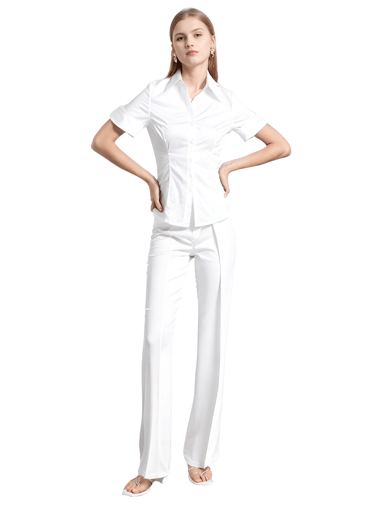 Chic Fashion Office Wear Dressy Pants For Women