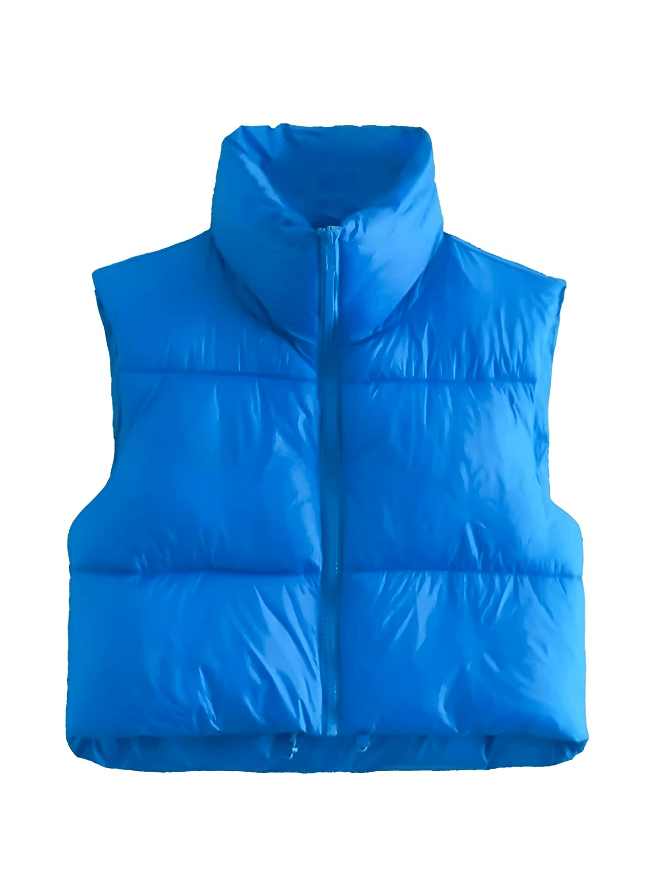 Chic Women's Crop Puffer Vest - In 14 Trendy Colors!