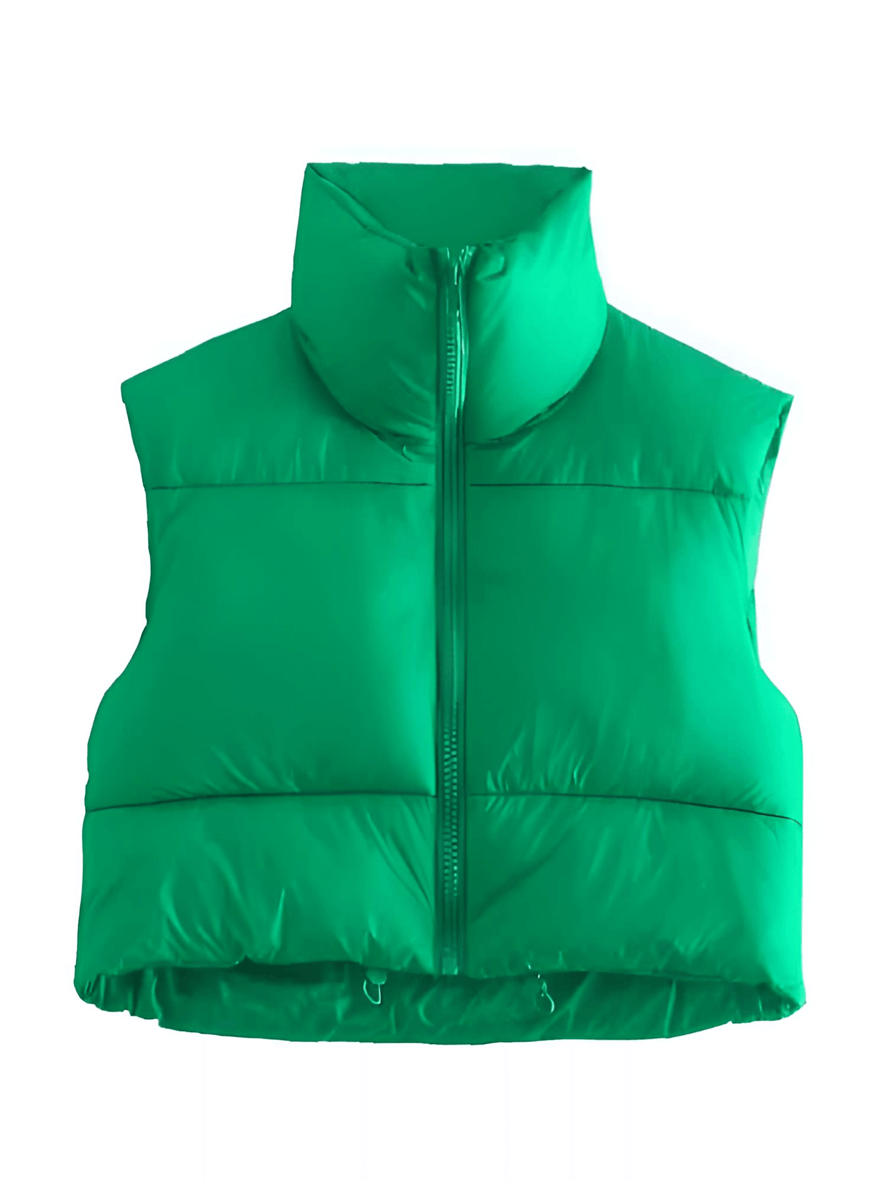 Chic Women's Crop Puffer Vest - In 14 Trendy Colors! -, Coat Vest , Drestiny , Army Green, Australia, Black, Blue, Brown, Dark Brown, Deep Pink, Green, Grey, Khaki, L, M, New Zealand, Orange, Pink, Purple, Red, S, Sleeveless, United Kingdom, United States, Vests, White, XL , Drestiny , www.shopdrestiny.com