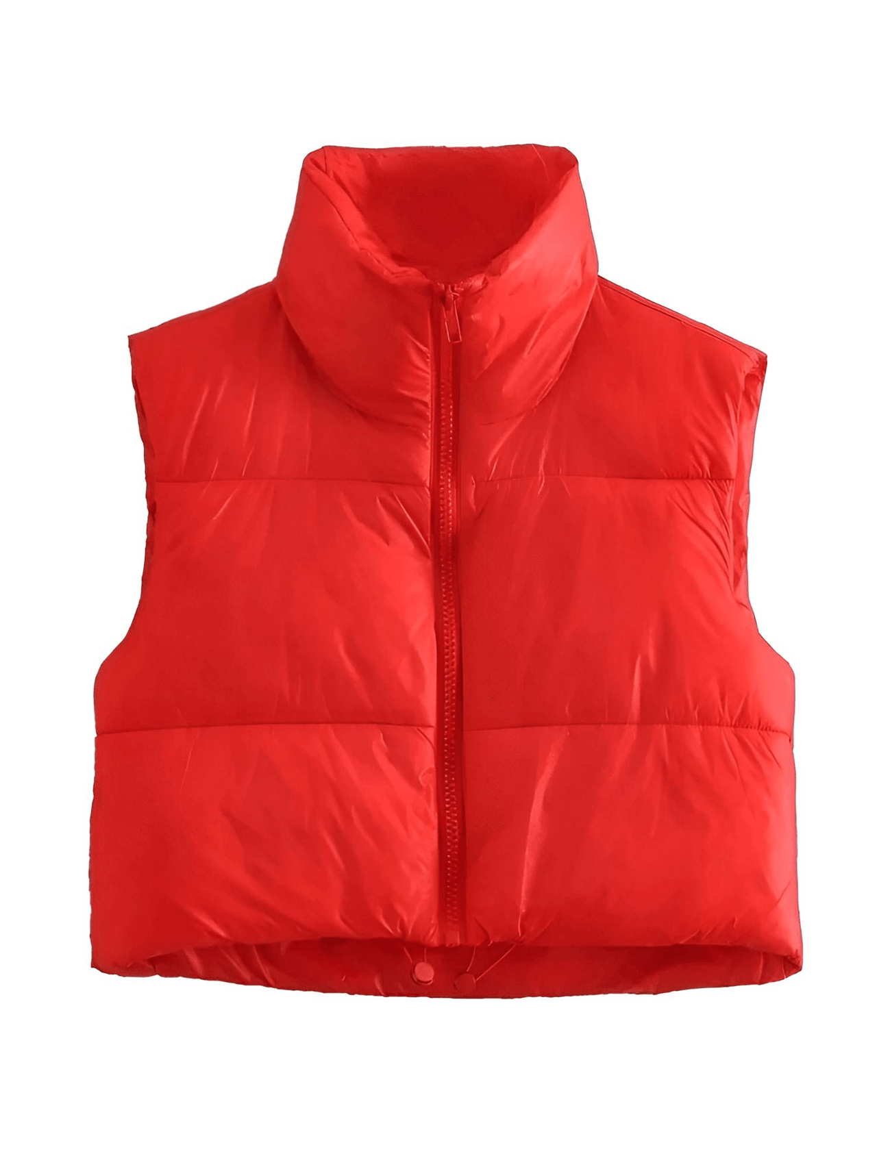 Chic Women's Crop Puffer Vest - In 14 Trendy Colors!