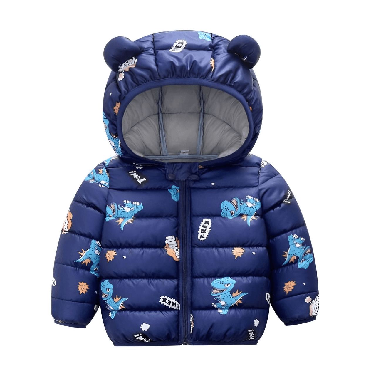 Children's Hooded Jacket With Ears -, Coats , Drestiny , 3T, 4T, 5T, Australia, Beige, Black, Blue, Boys, Canada, Coats, Dark Blue, Dark Green, Dark Pink, Deep Pink, Girls, Green, Light Blue, Navy, New Zealand, Orange, Pink, Purple, Red, TD, United Kingdom, United States, White, Yellow , Drestiny , www.shopdrestiny.com