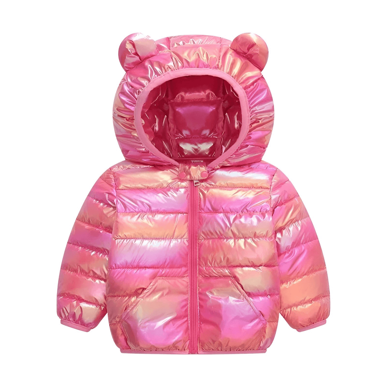 Children's Hooded Jacket With Ears -, Coats , Drestiny , 3T, 4T, 5T, Australia, Beige, Black, Blue, Boys, Canada, Coats, Dark Blue, Dark Green, Dark Pink, Deep Pink, Girls, Green, Light Blue, Navy, New Zealand, Orange, Pink, Purple, Red, TD, United Kingdom, United States, White, Yellow , Drestiny , www.shopdrestiny.com