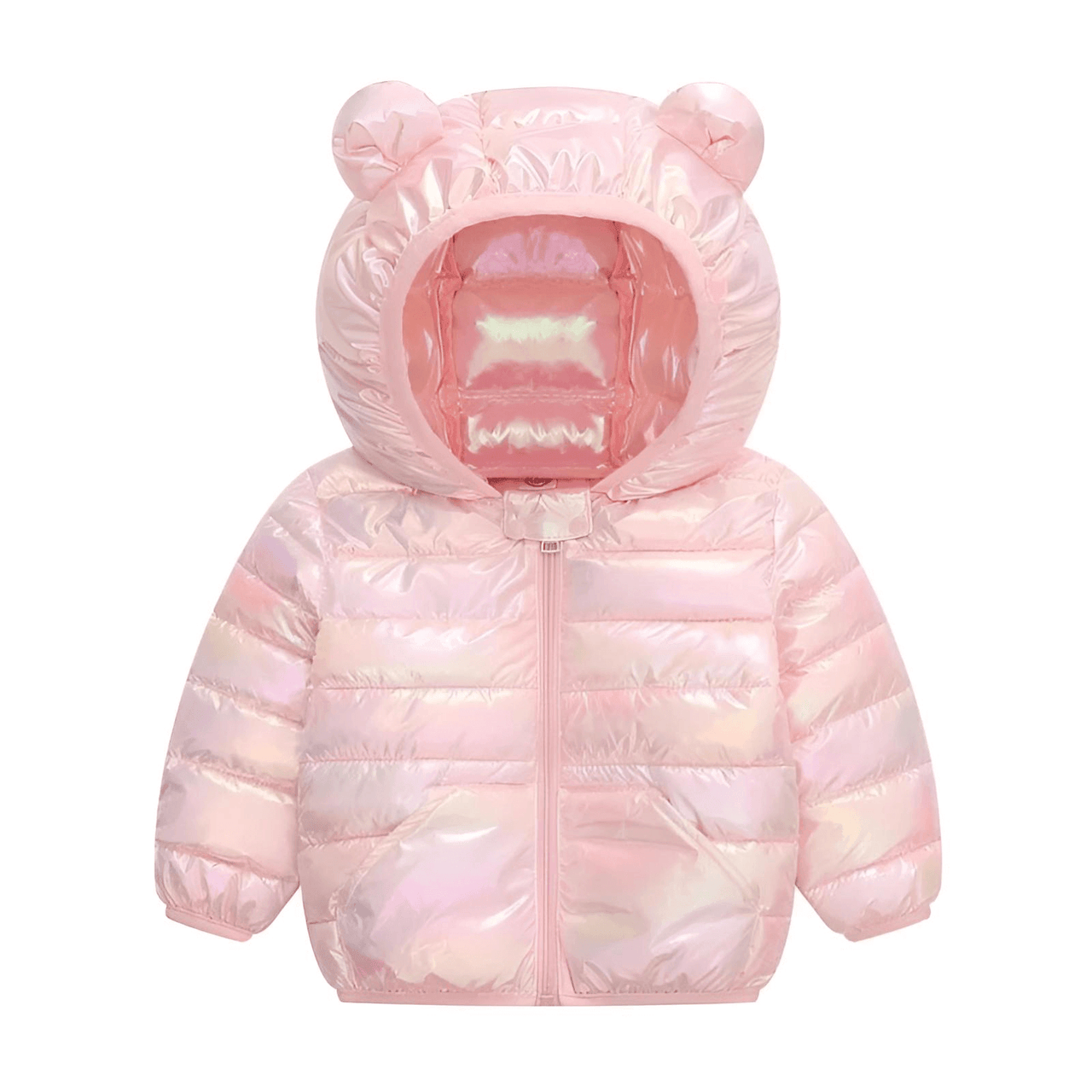 Children's Hooded Jacket With Ears -, Coats , Drestiny , 3T, 4T, 5T, Australia, Beige, Black, Blue, Boys, Canada, Coats, Dark Blue, Dark Green, Dark Pink, Deep Pink, Girls, Green, Light Blue, Navy, New Zealand, Orange, Pink, Purple, Red, TD, United Kingdom, United States, White, Yellow , Drestiny , www.shopdrestiny.com