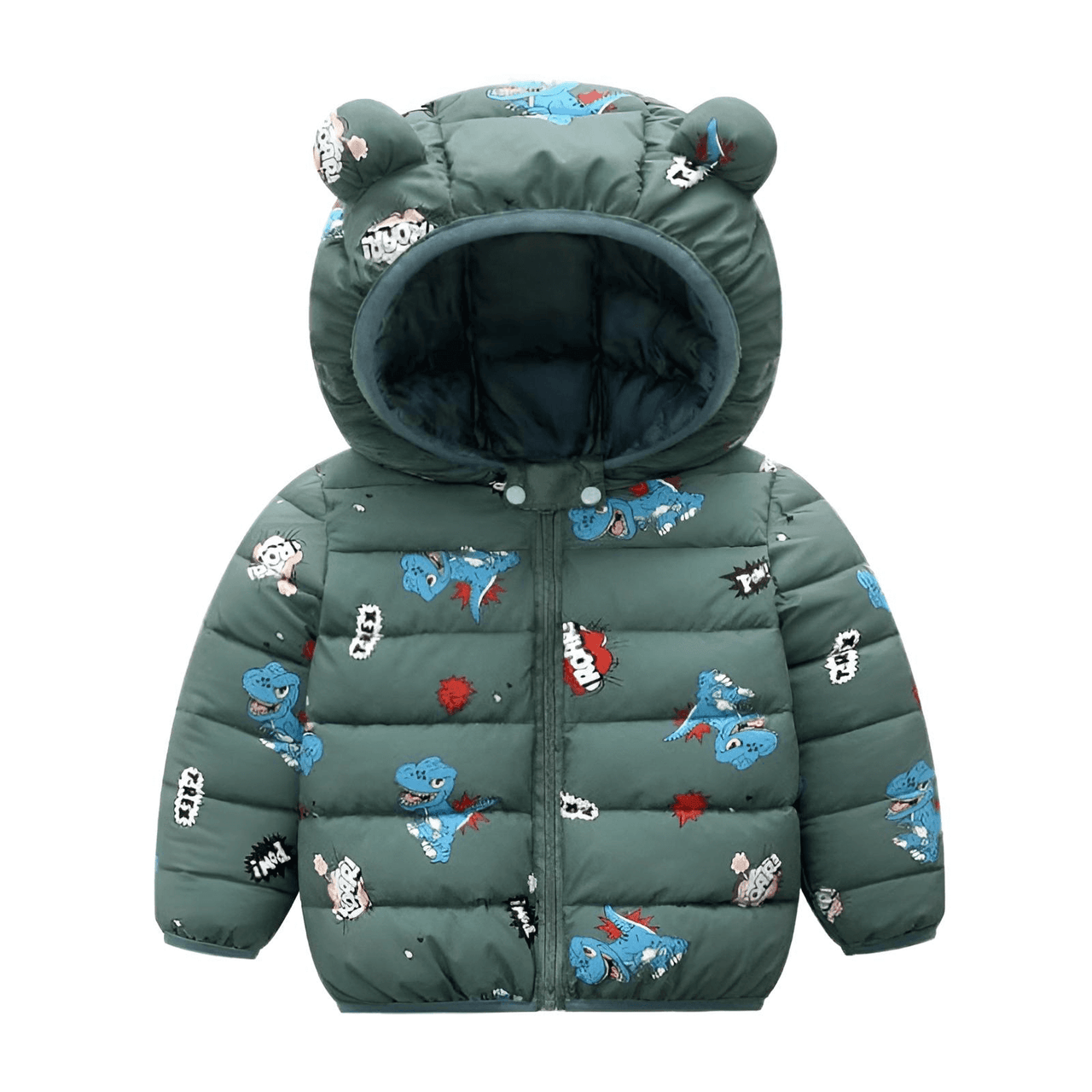 Children's Hooded Jacket With Ears -, Coats , Drestiny , 3T, 4T, 5T, Australia, Beige, Black, Blue, Boys, Canada, Coats, Dark Blue, Dark Green, Dark Pink, Deep Pink, Girls, Green, Light Blue, Navy, New Zealand, Orange, Pink, Purple, Red, TD, United Kingdom, United States, White, Yellow , Drestiny , www.shopdrestiny.com