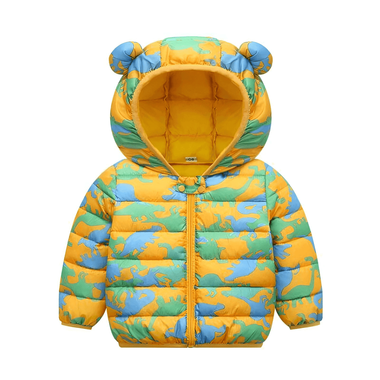 Children's Hooded Jacket With Ears -, Coats , Drestiny , 3T, 4T, 5T, Australia, Beige, Black, Blue, Boys, Canada, Coats, Dark Blue, Dark Green, Dark Pink, Deep Pink, Girls, Green, Light Blue, Navy, New Zealand, Orange, Pink, Purple, Red, TD, United Kingdom, United States, White, Yellow , Drestiny , www.shopdrestiny.com