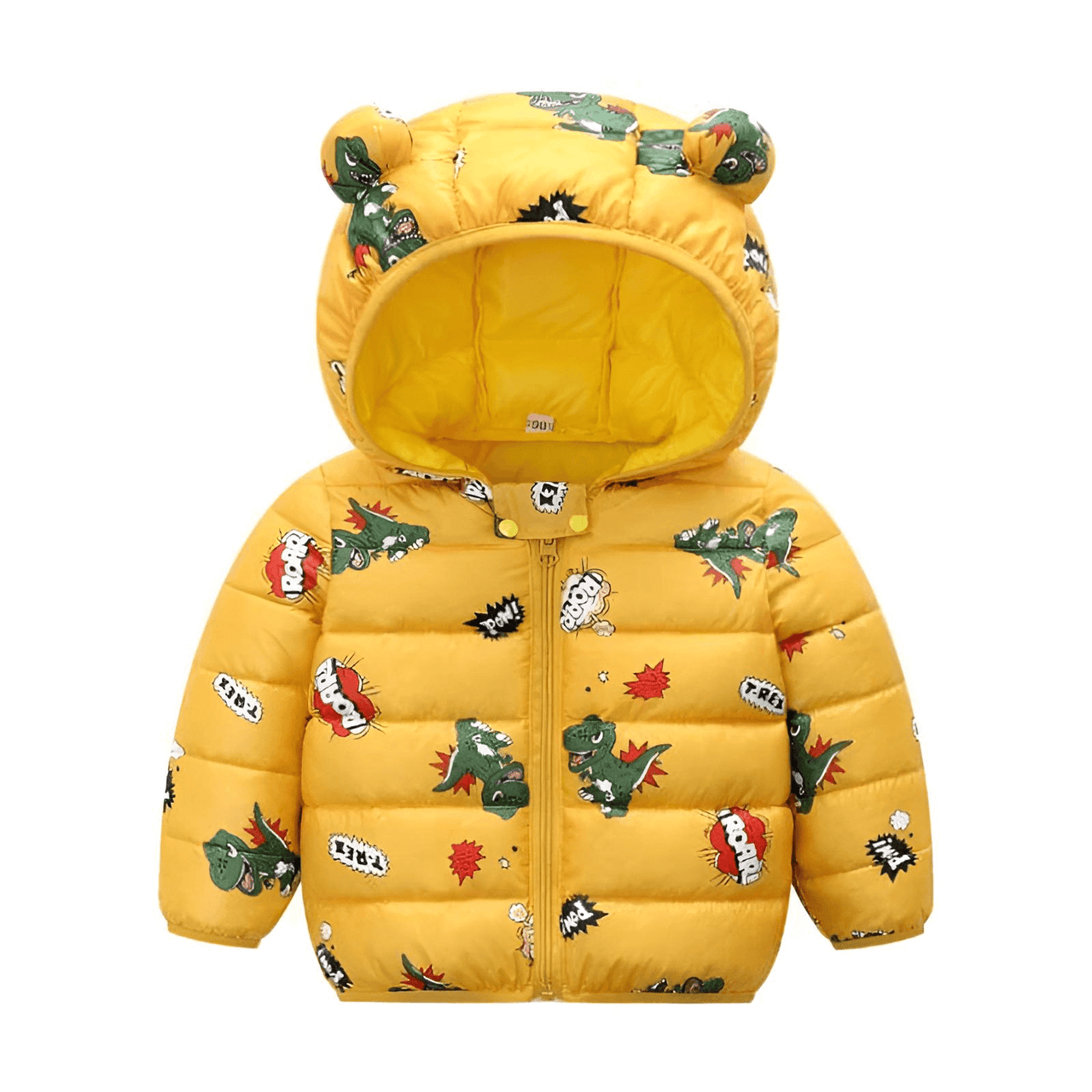 Children's Hooded Jacket With Ears -, Coats , Drestiny , 3T, 4T, 5T, Australia, Beige, Black, Blue, Boys, Canada, Coats, Dark Blue, Dark Green, Dark Pink, Deep Pink, Girls, Green, Light Blue, Navy, New Zealand, Orange, Pink, Purple, Red, TD, United Kingdom, United States, White, Yellow , Drestiny , www.shopdrestiny.com