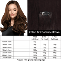 Thumbnail for Clip In Real Human Hair Extensions - Free Color Matching! -, Hair Extensions , Drestiny , Australia, Black, Blonde, Brown, Burgundy, Canada, FR, Hair Extensions, New Zealand, Red, United Kingdom, United States , Drestiny , www.shopdrestiny.com