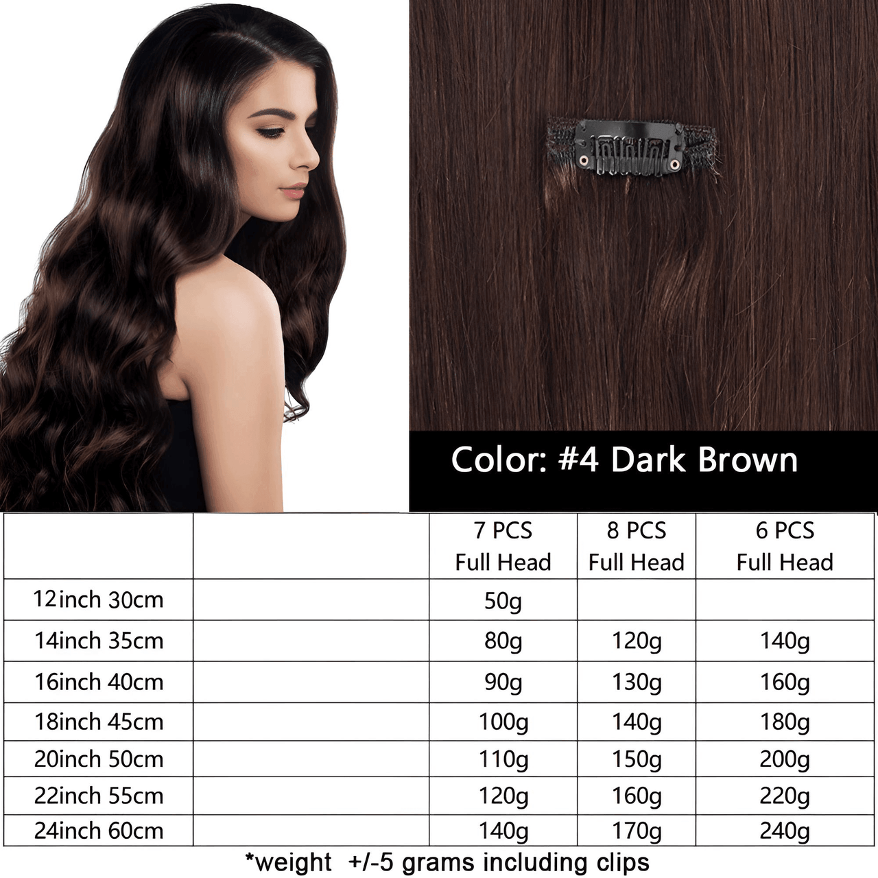 Clip In Real Human Hair Extensions - Free Color Matching! -, Hair Extensions , Drestiny , Australia, Black, Blonde, Brown, Burgundy, Canada, FR, Hair Extensions, New Zealand, Red, United Kingdom, United States , Drestiny , www.shopdrestiny.com