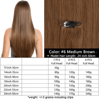 Thumbnail for Clip In Real Human Hair Extensions - Free Color Matching! -, Hair Extensions , Drestiny , Australia, Black, Blonde, Brown, Burgundy, Canada, FR, Hair Extensions, New Zealand, Red, United Kingdom, United States , Drestiny , www.shopdrestiny.com