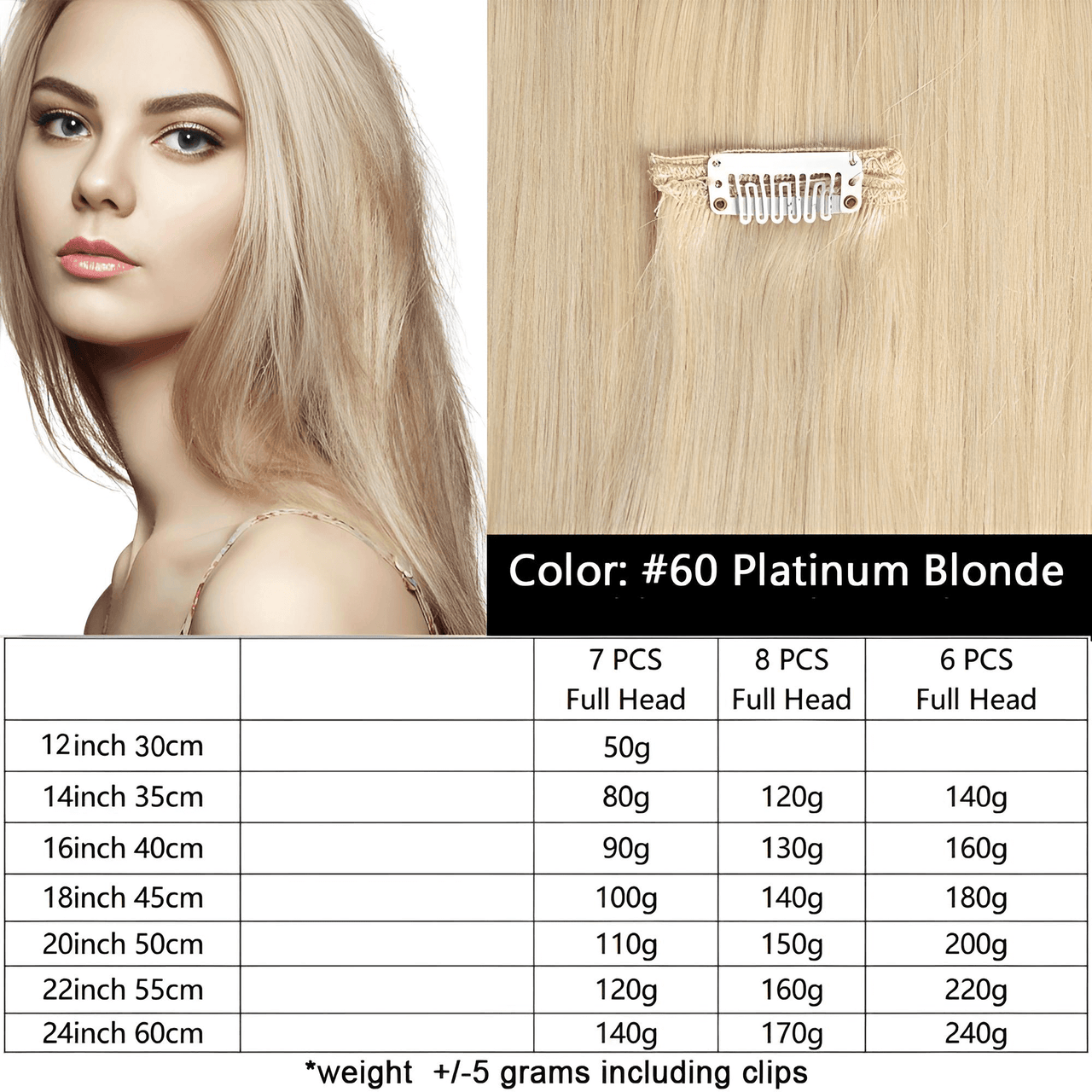 Clip In Real Human Hair Extensions - Free Color Matching! -, Hair Extensions , Drestiny , Australia, Black, Blonde, Brown, Burgundy, Canada, FR, Hair Extensions, New Zealand, Red, United Kingdom, United States , Drestiny , www.shopdrestiny.com