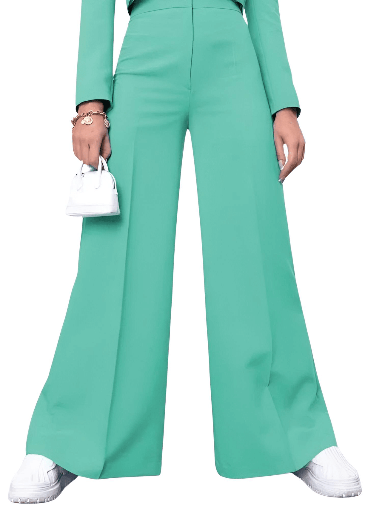 Cropped Blazer and Wide Leg Pants High Waisted 2-Piece Sets For Women -, Pant Sets , Drestiny , Australia, Blazers, Casual Pants, Casual Shirts, Crop Tops, Deep Pink, Dress Pants, Dress Shirts, Green, L, Light Blue, Long Sleeves, M, Navy, New Zealand, Pant Sets, Pant Suits, Pink, S, Sets, Teal, United Kingdom, United States, XL, XXL , Drestiny , www.shopdrestiny.com