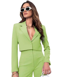 Thumbnail for Cropped Blazer and Wide Leg Pants High Waisted 2-Piece Sets For Women -, Pant Sets , Drestiny , Australia, Blazers, Casual Pants, Casual Shirts, Crop Tops, Deep Pink, Dress Pants, Dress Shirts, Green, L, Light Blue, Long Sleeves, M, Navy, New Zealand, Pant Sets, Pant Suits, Pink, S, Sets, Teal, United Kingdom, United States, XL, XXL , Drestiny , www.shopdrestiny.com