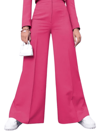 Thumbnail for Cropped Blazer and Wide Leg Pants High Waisted 2-Piece Sets For Women -, Pant Sets , Drestiny , Australia, Blazers, Casual Pants, Casual Shirts, Crop Tops, Deep Pink, Dress Pants, Dress Shirts, Green, L, Light Blue, Long Sleeves, M, Navy, New Zealand, Pant Sets, Pant Suits, Pink, S, Sets, Teal, United Kingdom, United States, XL, XXL , Drestiny , www.shopdrestiny.com