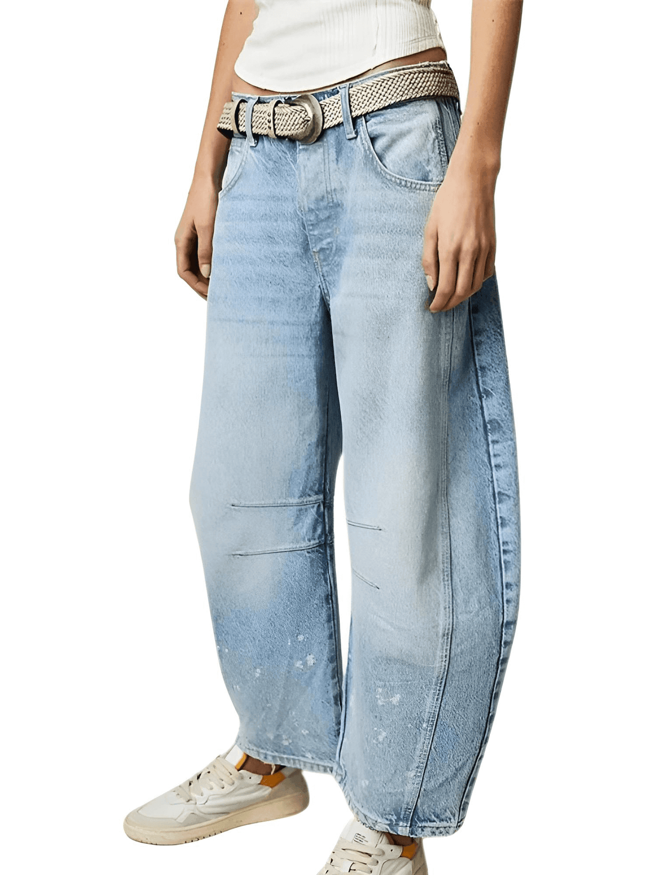 Cropped Jeans for Women Y2K Aesthetic Solid Color Low Waist Baggy Denim Trousers -, , Drestiny , Australia, Black, Blue, Brown, Casual Pants, Jeans, L, Light Blue, Light Brown, M, New Zealand, Off White, S, Tan, United Kingdom, United States, White, XL , Drestiny , www.shopdrestiny.com