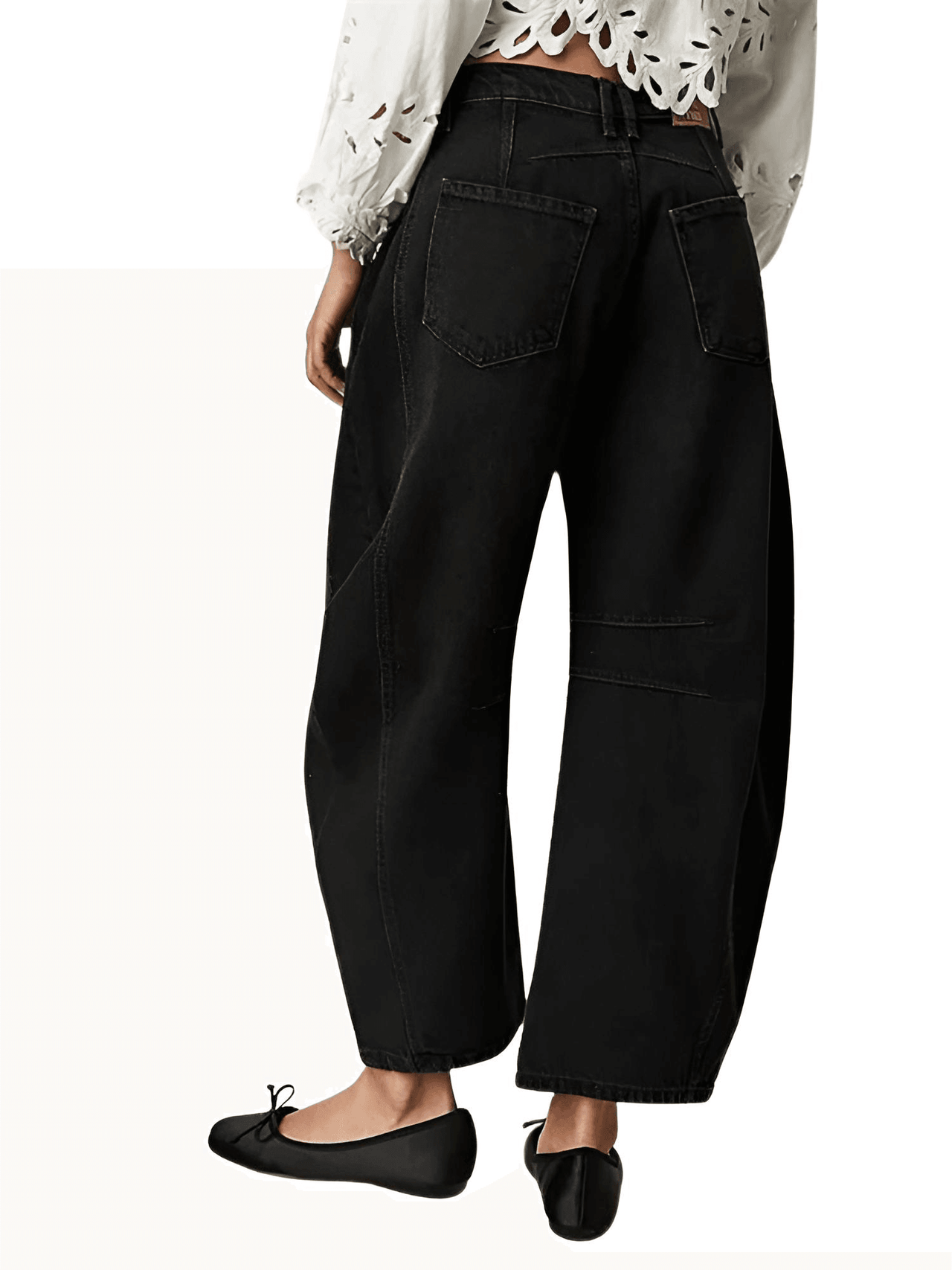 Cropped Jeans for Women Y2K Aesthetic Solid Color Low Waist Baggy Denim Trousers -, , Drestiny , Australia, Black, Blue, Brown, Casual Pants, Jeans, L, Light Blue, Light Brown, M, New Zealand, Off White, S, Tan, United Kingdom, United States, White, XL , Drestiny , www.shopdrestiny.com